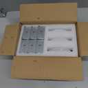 Meconard 6 Pack 4 Inch LED Recessed Ceiling Light with Junction Box, 5000K Daylight, 9W=75W 750LM, Dimmable Canless Downlights, ETL and Energy Star Listed