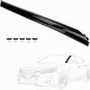 Left Driver Side A-Pillar Windshield Trim Molding Compatible with Nissan Maxima 2016-2020, Exterior Front Outer Pillar Applique Replacement Replaces 76837-9DD0A Includes 5 Mounting Clips
