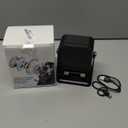 Wireless Induction Speaker 5-in-1 Bluetooth Speaker with Phone Stand,Stereo Sound, 3500mAh Rechargeable, 8 RGB Ambient Light, 360 Adjustable Holder for iPhone/Android/iPad,Gifts for Men Women (Black)