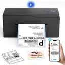 Bluetooth Thermal Shipping Label Printer  Wireless 4x6 Shipping Label Printer for Small Business & Shipping Packages, Support Android, iPhone and Windows, Widely Used for Amazon, Ebay, Shopify, Etsy