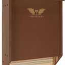 BIGBATBOX Wooden Bat House for Outdoors - Clean Your Backyard from Mosquitoes - Proven Box Kit to Attract Bats