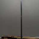 Ivilon Drapery Window Curtain Rod - End Cap Style Design 1 Inch Pole. 48 to 86 Inch Color Black