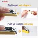 [Made in Korea] ROYAL Smart Nail Clipper with Multi-Features SMC-17, Catcher (Black & Magnifier)