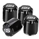 MIXOPOLY Golf Cart SS Wheel Center Hub Caps Universal for Yamaha Club Car EZGO Golf Cart with Alloy 8" 10" 12" Wheels, Push in Style, Set of 4