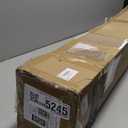 Artificial Ficus Tree Indoor 5ft, Large Potted Faux Tree with Realistic Silk Leaves & Trunk for Home Office, Living Room Corner Decor (White Green)