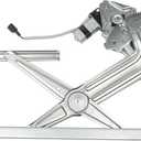 Power Window Regulator Rear Left Driver Side with Motor fits for 2002-2008 for Dodge for Ram 1500 Truck Quad Cab 2003-2009 for Dodge for Ram 2500 Truck Quad Cab 55276103AC 748-560
