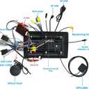 for Pontiac G6 Radio Upgrade,Fit 2005 2006 2007 2008 2009,Android Stereo Navigation Replacement,13.1inch 1280 * 780,Carplay and Android Auto,Free Camera