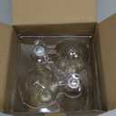 Vintage LED Dimmable Edison Light Bulbs 100W Incandescent Equivalent, 8W 1200Lumens, E26 Base LED Filament Bulb, 5000K Daylight White, ST64/ST21 Antique Clear Glass for Home, Reading, Bathroom, 4-Pack