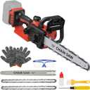 Mini Chainsaw for Milwaukee M18 Battery,12 Inch Electric Chainsaw with Auto Oiler & Security Lock, for Wood, Trees Cutting(Battery Not Included)