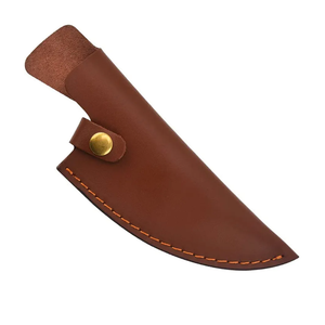 1PC Knife Sheath, Leather Knife Sheath with Snap Closure and Belt Loop Suitable for Chef's Knives, Etc.