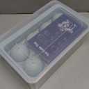 WIBIMEN Large Ice Cube Molds, Big Round Whiskey Ice Cube Trays for Freezer, Easy to Fill & Release, Whiskey Bourbon Cocktail(2.5In*8 Balls- Blue/2 Pack)