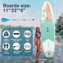 Niphean Inflatable Paddle Board with Accessories 10'6''/12'6'' Stable SUP