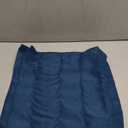 MIULEE Pack of 2 Decorative Outdoor Solid Waterproof Throw Pillow Covers Faux Linen Garden Farmhouse Coastal Cushion Cases for Summer Patio Tent Balcony Couch Sofa 16x16 Inch Blue