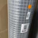 16 Gauge Galvanized Hardware Cloth 48in x 100ft Silver 1 inch Welded Garden Fence Roll for Gardens, Chicken Coops & Poultry Animal Netting Cage