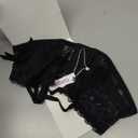 GARGALA Lace Garter Belt for Thigh High Stockings Sock Suspender Women (Large, Black)