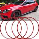 DREAMOTOR Wheel Rim Protector Set of 4, 20 Inch Alloy Rim Guard for Car Rim