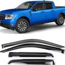 Window Visors Rain Guards Compatible with Ford Maverick XL XLT Lariat 2022 2023 2024 2025 Window Wind Deflectors Vent Shades