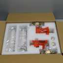 Hardwired Gold Wall Sconces Set of 2, Modern Bathroom Sconces Wall Lighting Vanity Light Fixtures with Clear Glass, Brushed Brass Wall Decor Lights for Mirror Living Room Bedroom Hallway Stairwell