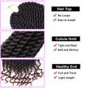 6 Pack Havana Twist Crochet Hair 12 Inch Senegalese Twist Crochet Braids For Black Women Crochet Jumbo Braids Hair Extension T30#
