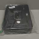 Polspag Cash Box with Lock and 2 Keys, Metal Money Box with Cash Tray, Lock Safe Box, 4 Bill/5 Coin Slots, 11.8L x 9.5W x 3.5H Inches (Top Key-Black)