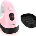 Mini Heat Press Machine, Mini Heat Transfer Iron, 3 Settings Levels & Visible Temp, Portable Press Easy for Crafts, T-Shirt, Hats, Shoes, Bags, Cap and Small Vinyl Projects (Pink)