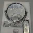 8 Wall Mount Makeup Mirror with 20X Strong Magnification, Double Sided Shaving Mirror Wall Mounted for Bathroom, 360Swivel Extendable Vanity Mirror with Adjustable Arm for Daily Use, Black