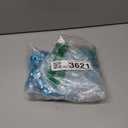 MakeMeChic Women's Y2k Sparkly Sequin Tank Tops Floral Sexy V Neck Lace Crop Party Top (Blue)