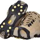 Aliglow Ice Cleats Crampons for Shoes and Boots – Snow Steel Traction Grips