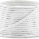 2 x YJRVFINE Round Waxed Shoe Laces: 2 Pairs 2 MM Thin Dress Shoelaces for Men (24 inch (60CM))