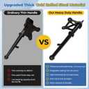 Auxiliary Tailgate Step Handle Compatible with Chevy Silverado & fit for GMC Sierra 1500 2500HD 3500HD 2019-2026 Up & Dowm Truck Assist Door Grip Handles,for Women,Men,Elderly,Kids #85116689 84338560