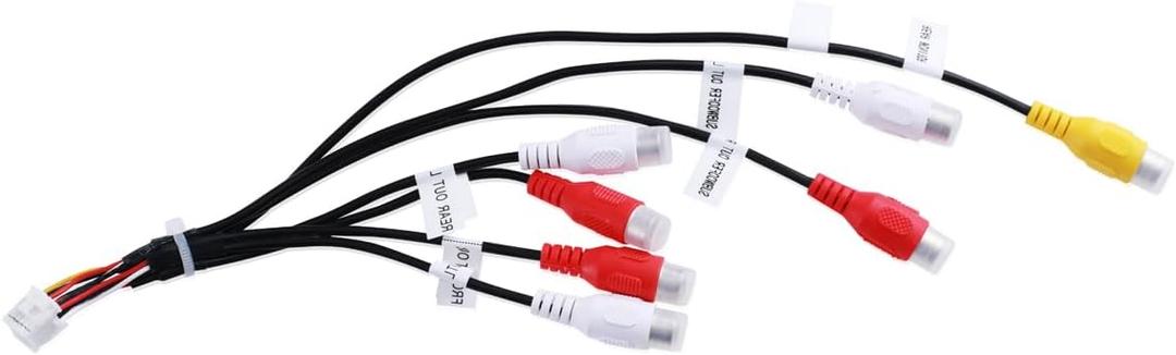 XT91920A AV RCA Harness RCA Cord Assembly Harness Compatible with Pioneer DMH-160BT, DMH-1700NEX, DMH-1770NEX, DMH-W2700NEX, DMH-W2770NEX