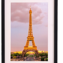 Metal Picture Frame Black Set of 3, 5.5"x7.5"
