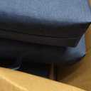 Arden 2-Pack Outdoor Patio Dining Chair Cushion, 20x44, Rain-Proof Seat Pad, Fade-Resistant Outdoor Cushion Sapphire Blue Leala