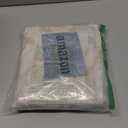 Extra Long Beige Shower Curtain Floral Cotton Linen Cottagecore Shower Curtain for Bathroom 84" L x 72" W