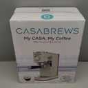 CASABREWS CM5418 Espresso Machine 20 Bar, Espresso Maker with Milk Frother Steam Wand, Stainless Steel Espresso Coffee Machine with 34oz Removable Water Tank, Gift for Mom or Dad, Gift for Him, Creamy