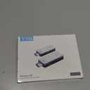 2025 Upgraded Wireless HDMI Transmitter and Receiver, 4K Decode 1080P Output,2.4G/5G Plug&Play Portable HDMI Wireless for Streaming Video and Audio to Monitor from Laptop/TV Box (Bright Silver)