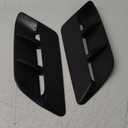 Korlot Engine Hood Air Outlet Vent Moulding Cover Trim For Dodge Challenger 2015-2023 Sxt (Matte Black)