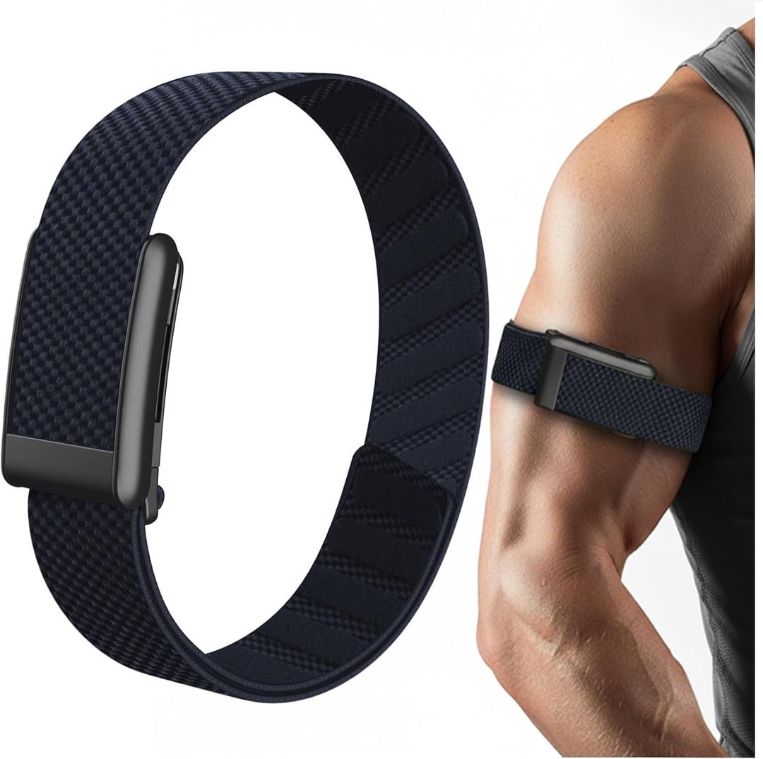Ultra-Soft Breathable Nylon Bicep Band, Adjustable Replacement Arm Strap Compatible with WHOOP 5.0, One, Peak & Life | Secure Fit, Not Compatible with Gen 4
