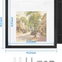 13.5" X 13.5" T-Shirt Display Frame: Large Shadow Box with Acrylic Glass