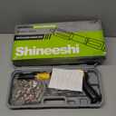 Manual Concrete Nail Gun, Mini Steel Nail Gun Kit with 100pcs Nails, 5 Speed Adjustable Grip Portable Nail Wall Shooting Machine Fastening Tool (Yellow)