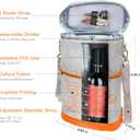 50th Anniversary Wine Cooler Bag Gift for Couples Valentines Day, 50th Anniversary Wedding Gifts for Parents, Friend Her Him, 50 Years Mr. & Mrs Insulated Wine Cooler Tote Tumbler and Wine Accessories