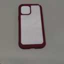 Miracase Designed for iPhone 12 Pro Max Case, Full Body Rugged Case with Built-in Touch Sensitive Anti-Scratch Screen Protector, Soft TPU Case Compatible with iPhone 12 Pro Max 6.7", Wine Red