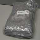 Homaxy Premium Cotton Kitchen Towels 16"x 28", Large Natural Ring Spun 390 GSM Dish Towels, Super Absorbent Terry Kitchen Hand Towels, Soft Tea Towels with Hanging Loop, Grey Check Design, 6 Pack