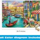 Buffalo Games - Sights of Venice - Image World - 1000 Piece Jigsaw Puzzle for Adults, Scenic Cityscape Puzzle, Challenging and Relaxing Puzzle Adventure, Finished Size 26.75 x 19.75, Made in the USA