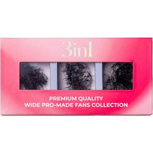 LLBA Promade Mix 750 Fans | Handmade Volume Eyelashes | Multi Selections From 5D To 12D | C CC D Curl | Thickness 0.03~0.1 mm | 918mm Length | Long Lasting | Easy Application 5D0.07 CC 111213mm
