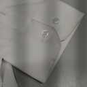 Men's Long Sleeve Button Up Shirts Solid Slim Fit Casual Business Formal Dress Shirt (XX-Large, White)