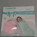 Baby Swaddle Sleep Sack, 1.0 Tog New-Parent-Friendly Swaddle for Newborns & infant 3-6 Months Baby Wearable Blanket Reduce Startle Reflex, Newborn Boys Girls Registry Essentials (Small, Pink)