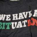 We Have a Situation New Jersey Garden NJ Shore Italian Flag T-Shirt Size L