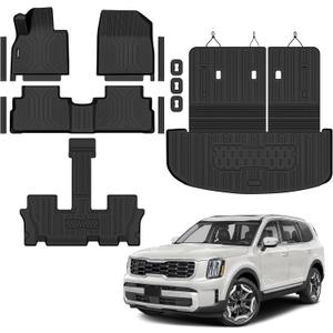 Floor Mats for 2020-2025 Kia Telluride 7/8 Seats (Not for 2027)