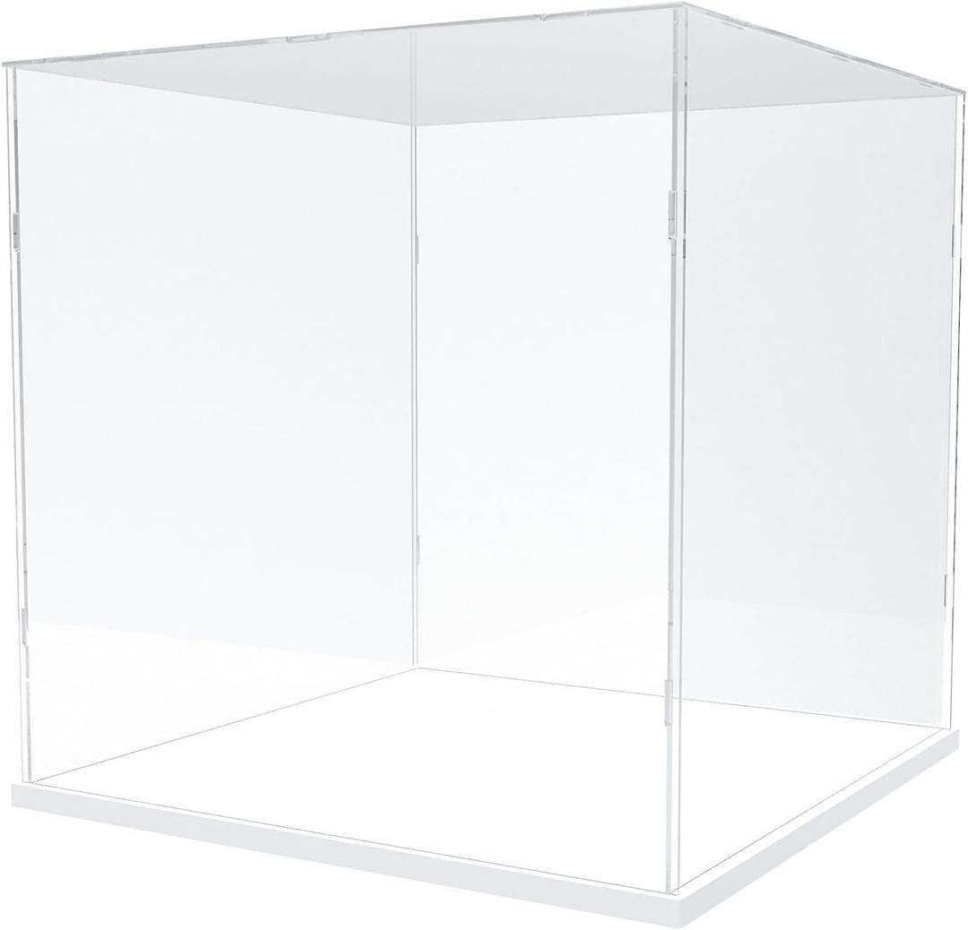 Nynelly Acrylic Display Case for Collectibles,Clear Display Box for Lego 21318 Tree House, Acrylic Boxes for Display Toy Figure, Assemble Countertop Dustproof Showcase with Base,17.7x17.7x17.5 in Nynelly Acrylic Display Case for Collectibles,Clear Display Box for Lego 21318 Tree House, Acrylic Boxes for Display Toy Figure, Assemble Countertop Dustproof Showcase with Base,17.7x17.7x17.5 in